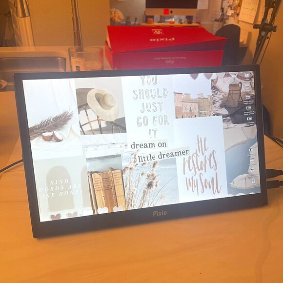 PIXIO Px160 Portable Monitor 60Hz IPS HDR FHD 1920 x 1080 Wide - Picture 1 of 7